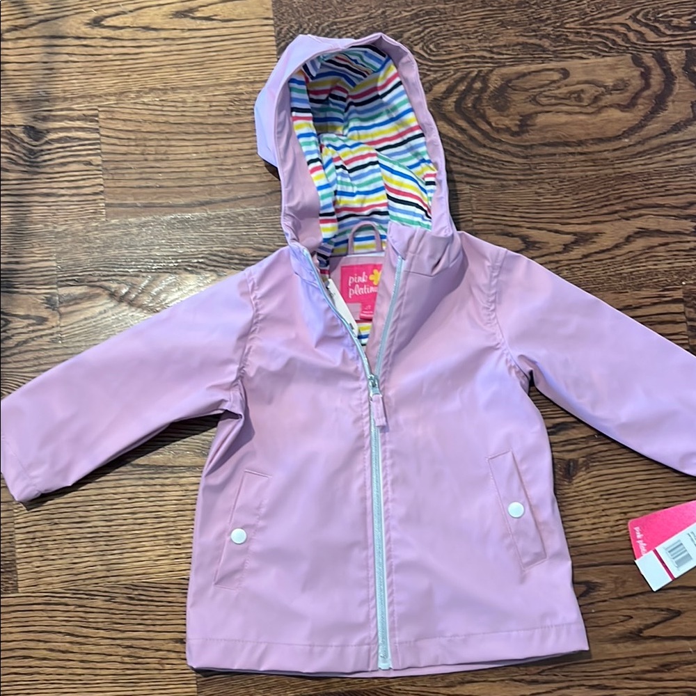 Pink Platinum Toddler Raincoat